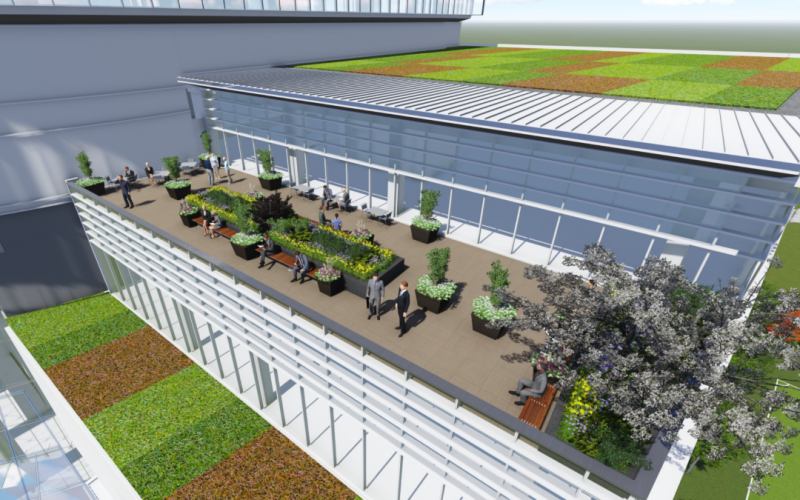 Tysons East Redevelopment - Tysons, VA, <i>Green roof and terrace design</i>