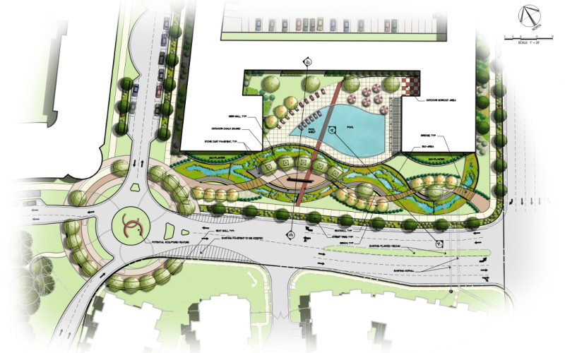 Woodland Park East - Fairfax County, VA, <i>Stormwater Park</i>