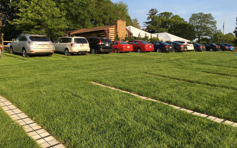 Wolf Trap National Park - Vienna, VA, <i>Permeable, resilient, reversible design solution of new supported turf parking area</i>